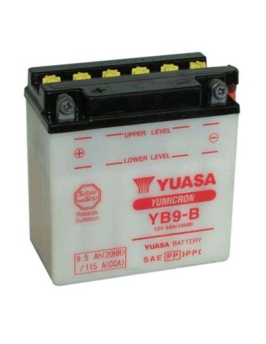 Batería para Cagiva Raptor 125 n301ab 2003 Yuasa yb9-b/ytb9 AGM cerrado 